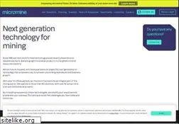 Sites similar to micromine.com