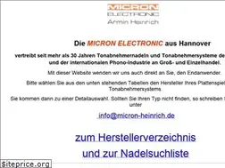 Sites similar to micron-heinrich.de
