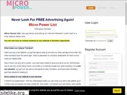 Sites similar to micropowerlist.com