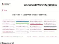Sites similar to microsites.bournemouth.ac.uk
