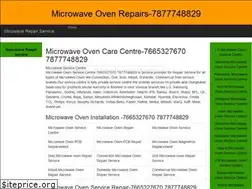 Sites similar to microwaverepairservice.com