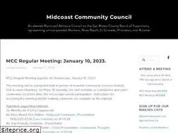 Sites similar to midcoastcommunitycouncil.org