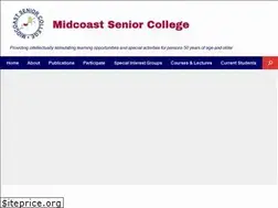 Sites similar to midcoastseniorcollege.org