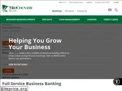Sites similar to midcountrybank.com