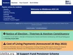 Sites similar to middevon.gov.uk