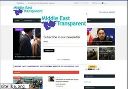 Sites similar to middleeasttransparent.com