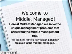 Sites similar to middlemanaged.com