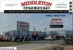 Sites similar to middletonautoparts.com