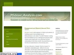 Sites similar to mideastanalysis.com