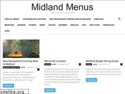 Sites similar to midlandmenus.com