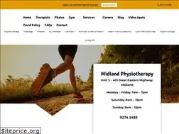 Sites similar to midlandphysio.com.au