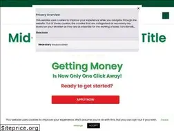 Sites similar to midsouthtitleloans.com