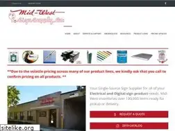 Sites similar to midwestsignsupplyco.com