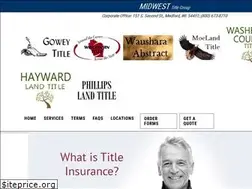 Sites similar to midwesttitlegroup.com