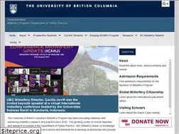 Sites similar to midwifery.ubc.ca