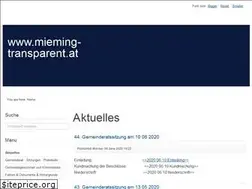 Sites similar to mieming-transparent.at