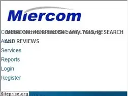 Sites similar to miercom.com