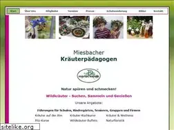 Sites similar to miesbacher-kraeuterpaedagogen.de