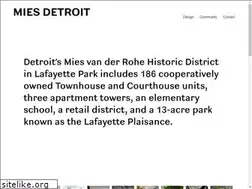 Sites similar to miesdetroit.org