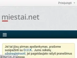 Sites similar to miestai.net