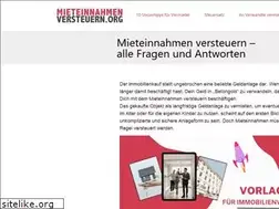 Sites similar to mieteinnahmenversteuern.org