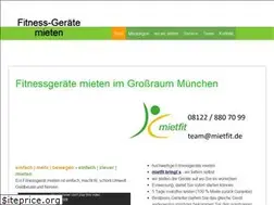 Sites similar to mietfit.com