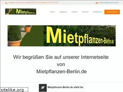 Sites similar to mietpflanzen-berlin.de