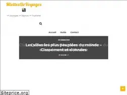 Sites similar to miettesdevoyage.com