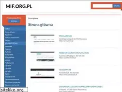 Sites similar to mif.org.pl