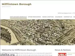 Sites similar to mifflintownborough.com