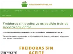 Sites similar to mifreidorasinaceite.net