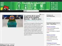Sites similar to mifutbolecuador.wordpress.com