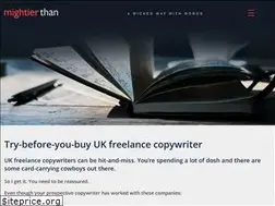 Sites similar to mightier-than.com