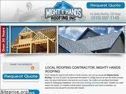 Sites similar to mightyhandsroofing.com