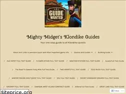 Sites similar to mightymigetsklondikeguides.wordpress.com