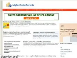 Sites similar to migliorcontocorrente.org
