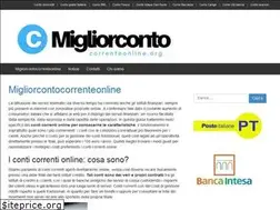 Sites similar to migliorcontocorrenteonline.org