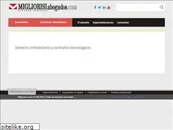 Sites similar to migliorisiabogados.com