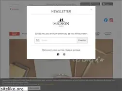 Sites similar to mignon-paris.fr
