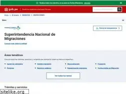 Sites similar to migraciones.gob.pe