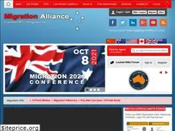Sites similar to migrationalliance.com.au