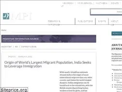 Sites similar to migrationinformation.org