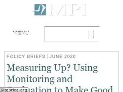 Sites similar to migrationpolicy.org