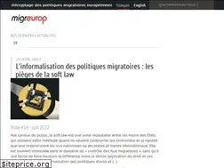 Sites similar to migreurop.org