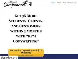Sites similar to miguelcampaner.com