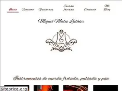 Sites similar to miguelmateoluthier.com