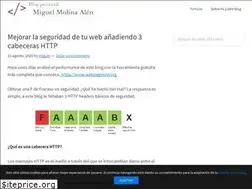 Sites similar to miguelmolinaalen.com