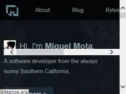 Sites similar to miguelmota.com