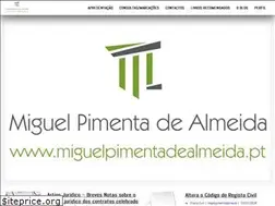 Sites similar to miguelpimentadealmeida.pt