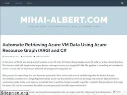 Sites similar to mihai-albert.com